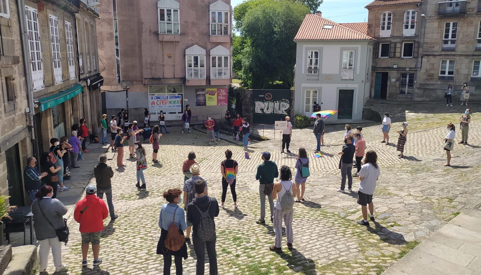 Concentración Casa do Matadoiro Compostela